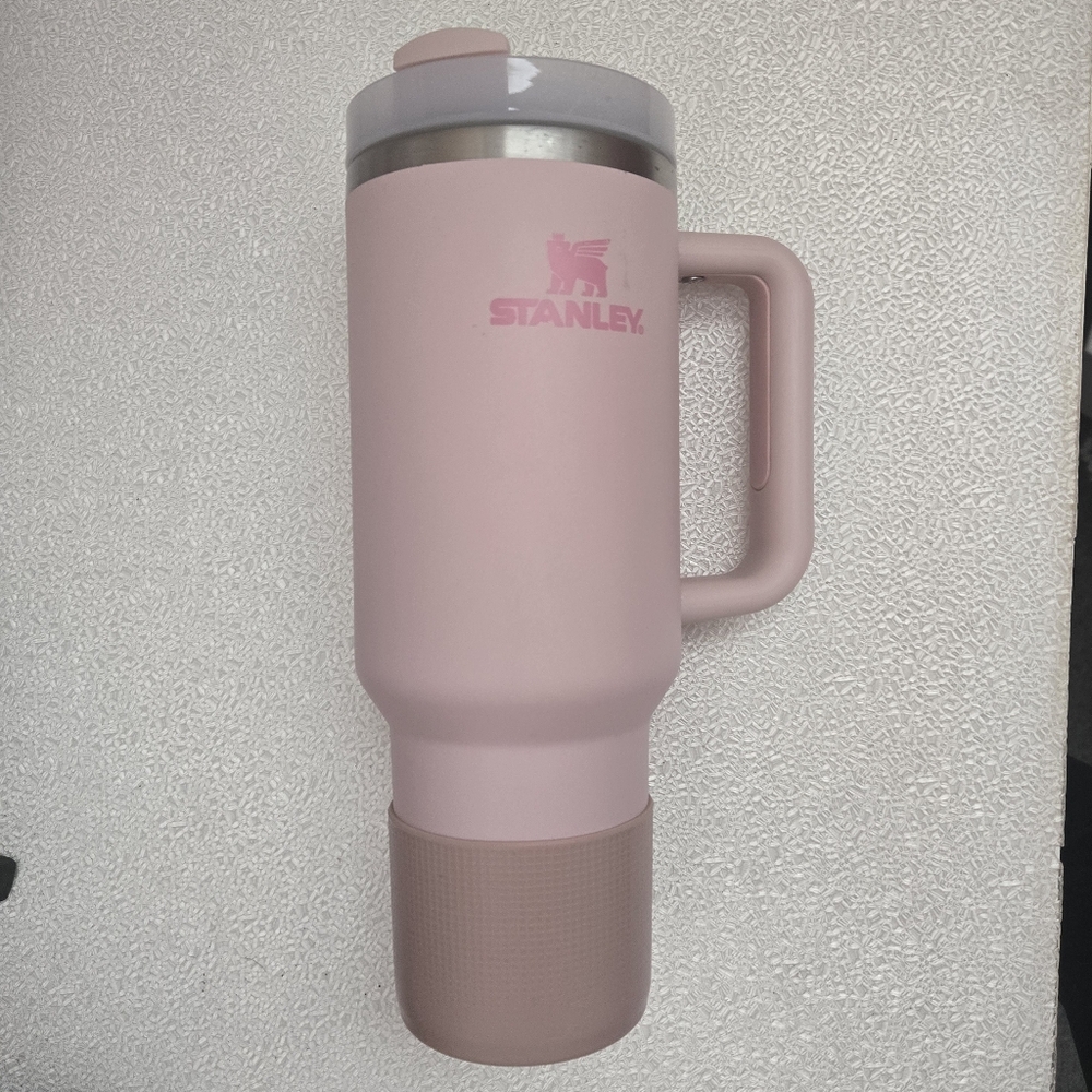Stanley Blush Pink Travel Mug with Handle